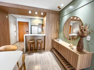 Apto moderno com lareira, piscina aquecida e infra completo em Gramado - Gramado - 6