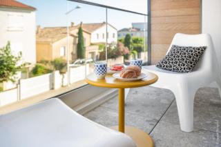 SOUTH-OF-FRANCE T2 neuf haut de gamme, climatisé, parking gratuit, 2eme ligne balcon 3 - Carnon-Plage - 6