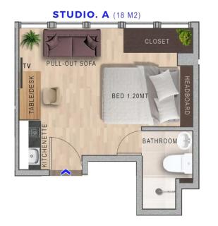 A Moderno loft con wifi en Centro de Bogotá - Bogota - 8