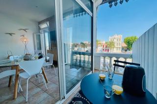 Terrasse du Port -Appartement 2 chambres avec vue sur le canal - Le Grau-du-Roi - 0