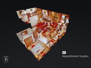 Appartement 117m² aux Menuires, skis aux pieds, 4 chambres, prestations incluses - FR-1-613B-13 - Levassaix - 7