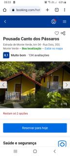 chale canto dos pássaros 2 fica 3 kilometros antes de Monte Verde MG - 9