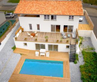 Maison au calme avec piscine - Rivière-Saas-et-Gourby - 0
