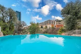 Vue mer & Tour Odeon - Piscine - Parking - AV - Beausoleil - 7