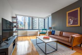 Midtown 1BR w Pool Gym Parking nr Times Sq NYC-378 - New York - 0