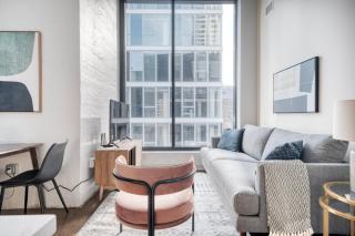 River North 1br w gym lounge roof nr Riverwalk CHI-900 - 0