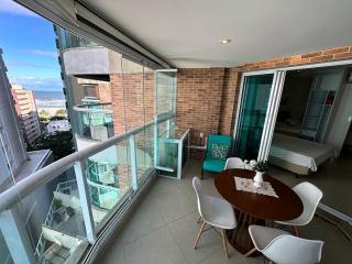 Residencial Estanconfor com Vista Mar 3 AC Garagem - Santos - 0