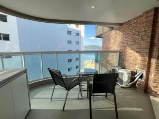 Estanconfor Santos com Vista Mar bem alto, garagem - 1