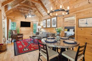 Fire Pit and BBQ Lake Lure Cabin with Outdoor Oasis! - Lake Lure - 3