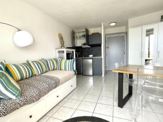 Appartement rénové avec piscine commune, 4 couchages, climatisé, wifi, terrasse vue mer - FR-1-748-3 - Canet-en-Roussillon - 6