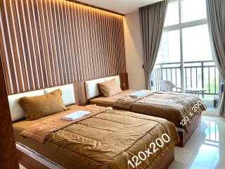 Wiwi Formosa Residence-Twin bed-Balcony-Netflix - Nagoya - 8