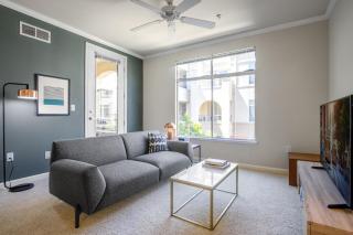 San Mateo 1BR w Pool Gym Parking BBQ SFO-169 - 0