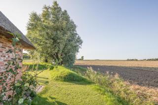Idyllische kleine Reetdachkate mit Blick über die Felder - Kamin, Terrasse & Privatparkplatz - Simonsberg - 8