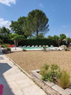 Ardèche les cigales gîte églantier avec piscine partagée - 8