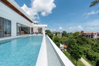 Sunrise view, 4 bedroom, infinity pool, villa in Bo Phud, Koh Samui - Bophut - 8