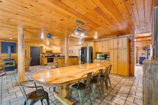 A-Frame Log Home with Game Room Near Lake George! - 8
