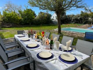 Belle Villa, piscine chauffée et proche plages - Erdeven - 8