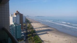 Apartamento Frente ao Mar com linda vista - Praia Grande - Solemar - 0