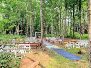 BC Log cabin with private beach river fire pit AC wifi onsite trails ski slope views - Carroll - 4