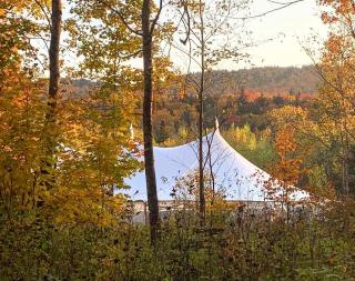 BC Log cabin with private beach river fire pit AC wifi onsite trails ski slope views - Carroll - 1
