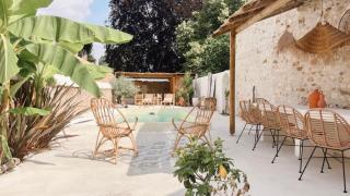 Maison Hortense 4 étoiles piscine chauffée et sauna - Buxeuil - 7