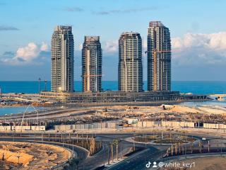 2BR In New Alamein City شقة فندقية مدينة العلمين الجديدة - 3 دقائق الي RIXOS - 9