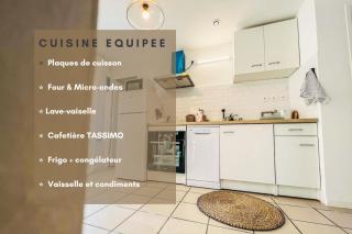 Le Gite 1 - Appartement T2 de 53m2, idéal pro ou couples, coeur de ville et proche GOLFECH - Malause - 5
