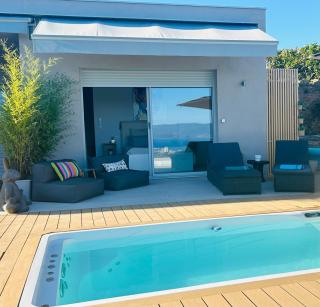 CASA LC chambre3 vue mer SPA de NAGE - Ajaccio - 0