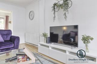 Purple Velvet - 2 Bed Home Spacious - Basildon Essex Upto 5 Guests, Free Wifi , Free Parking - Basildon - 1