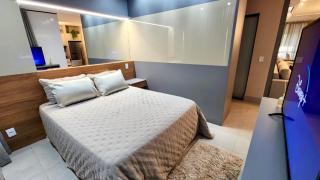 Estúdio Luxuoso no Vertigo com Smart TV na Cama - Campo Grande - 9