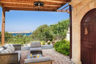 Welcoming Rhodes Villa 2 Bedrooms Villa Thea Stunning Sea Bbq Lindos - Lindos - 9