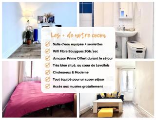 Appartement de charme tout équipé à Paris, pour 4 personnes, 2 grands lits - Levallois-Perret - 4