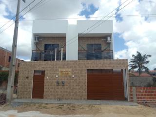 Estrela Apartamento 2 terreo - Quarto e sala com cozinha americana na praia do prea-Ce - Prea - 9