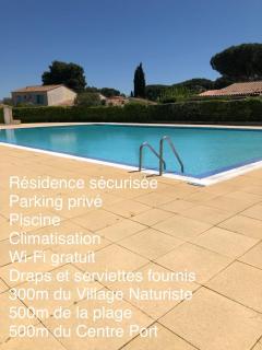 Appartement JADE dans résidence proche Tennis/ centre naturiste - Cap d'Agde - 9