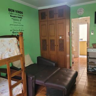 Kitnet frente pro mar em Vila Caiçara, portaria 24 hs e wifi - 5