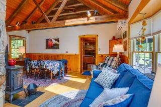 Historic Morrisdale Area Cabin with Deck and Fireplace - 3