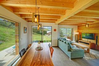 Magnifique Chalet neuf 8 pers, 800 m télécabine Princesse Megeve - Combloux - 2
