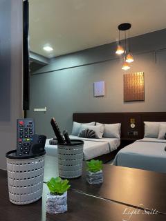 Relaxed Studio Double Queen Bed Near Airport WI-FI & Netflix Aeropod Sovo - Kota Kinabalu - 9