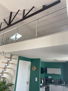 Duplex type Loft centre ville * clim * WIFI * Haut de gamme * - Angulema - 9