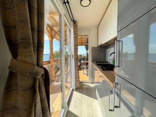 d-view Premium Mobile Home - panoramic seaview - 150 m from beach, free parking - 6