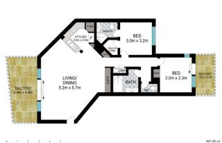 Ocean View 2 Brm Marine Pde Pacific Royal now with Air Conditioning - Kingscliff - 4
