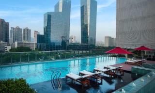 Hilton Shenzhen Futian, Metro Station at Hotel Front Door, Close to Futian Convention & Exhibition Center - Shenzhen - 5