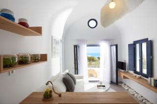 Romantic Santorini Getaway Villa Ammos 1 Bedroom Private Outdoor Pool & Beautiful Views Exo Gialos - 7
