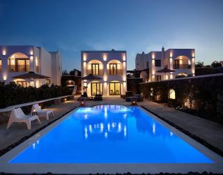 Modern & Comfortable Santorini Villa 3 Bedrooms Villa Aqua Private Pool & Beautiful Outdoor Space Exo Gialos - 8