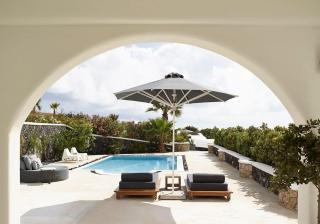 Modern & Comfortable Santorini Villa 3 Bedrooms Villa Aqua Private Pool & Beautiful Outdoor Space Exo Gialos - 2