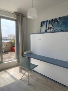 Superbe chambre PS1-C2 avec terrasse, clim optionnel - 8