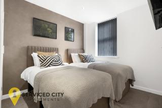SCA- Arden Apartment 4 Twin Bedroom Free Parking - Coventry - 5