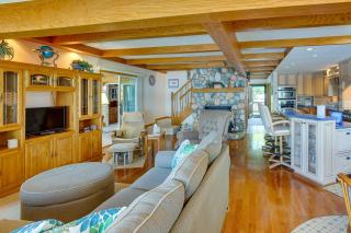 Sauna and Fireplaces! Lakefront Cadillac Retreat - 0