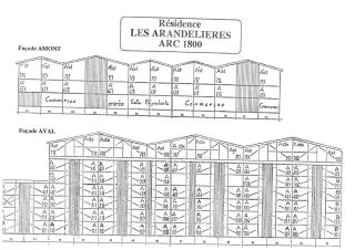 Résidence Arandelieres - Très bel appartement entièrement rénové pour 4 personnes, au coeur de la station d'Arc 1800 MAE-0864 - 1