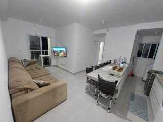 Apartamento Recanto Praia Grande - Mar, Ar, Churrasqueira, Piscina e Sauna - 8